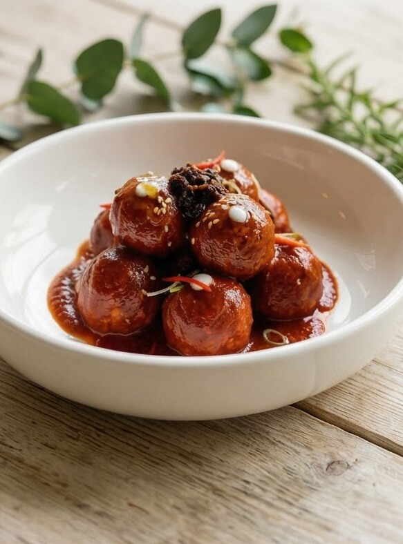 Sambal Chicken Pearls